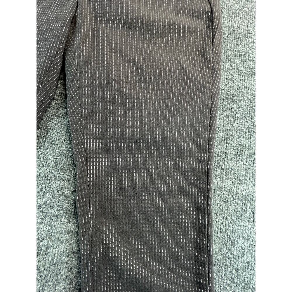 Banana Republic Sloan Petite 2 Gray Pinstripe Ankle Dress Pants Women's - Picture 8 of 10